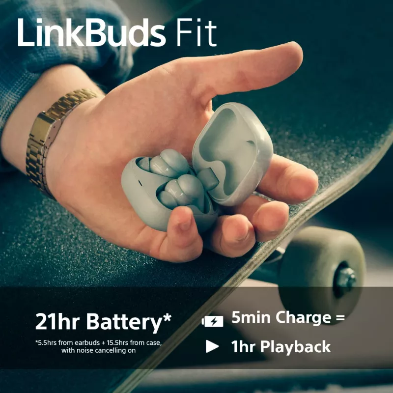 Sony LinkBuds Fit WFLS910NW słuchawki/zestaw słuchawkowy Bezprzewodowe Douszne Rozmowy/Muzyka Bluetooth Biały