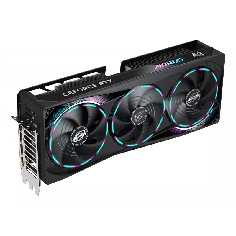 Karta graficzna GIGABYTE AORUS GeForce RTX 5070 Ti MASTER 16G - 16 GB GDDR7, 256-bit, PCI-E 5.0, 2670 MHz zegara rdzenia, 3 x DP 2.1a, 1 x HDMI 2.1b, NVIDIA DLSS 4, GV-N507TAORUS M-16GD