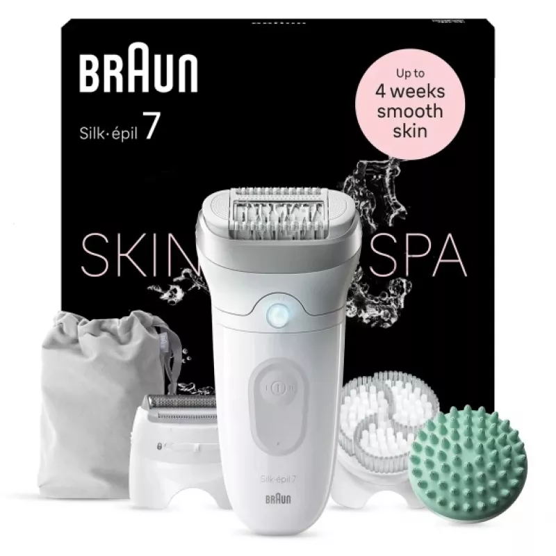 Braun Silk-épil 7 7-081 depilator 40 pęsetek Biały