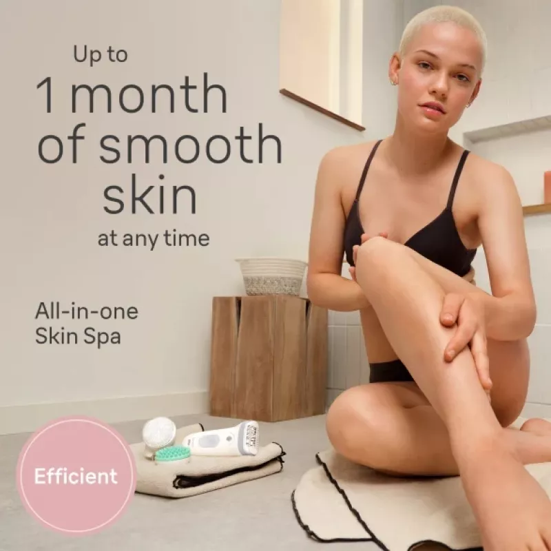 Braun Silk-épil 7 7-081 depilator 40 pęsetek Biały