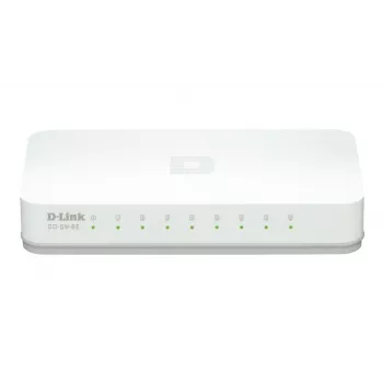Przełącznik sieciowy D-Link GO-SW-8E/E niezarządzalny Fast Ethernet (10/100) Biały