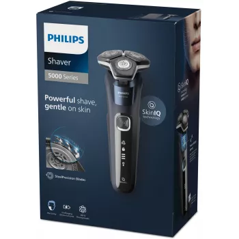 Philips SHAVER Series 5000 S5885/10 golarka męska, golarka rotacyjna, trymer, czarny, niebieski