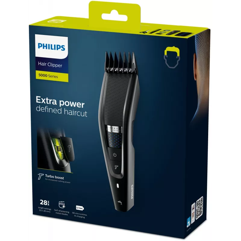 Maszynka do strzyżenia włosów Philips serii 5000 HC5632/15, zmywalna