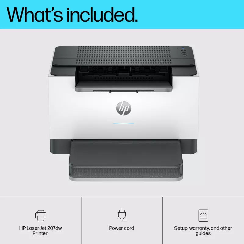 Drukarka HP LaserJet M207dw, Laser, 600 x 600 DPI, A4, 27 str./min, drukowanie dwustronne, szary, biały