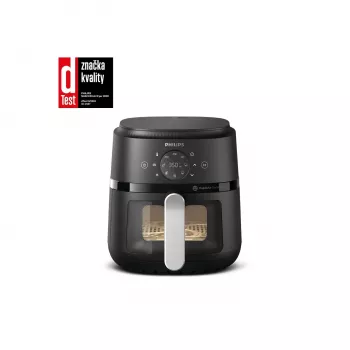 Frytkownica Philips 2000 series NA221/00 Pojedyncza 4.2 L Wolnostojąca 1500 W Gorące powietrze Czarny, Srebrny