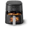 Frytkownica Philips 2000 series NA221/00 Pojedyncza 4.2 L Wolnostojąca 1500 W Gorące powietrze Czarny, Srebrny
