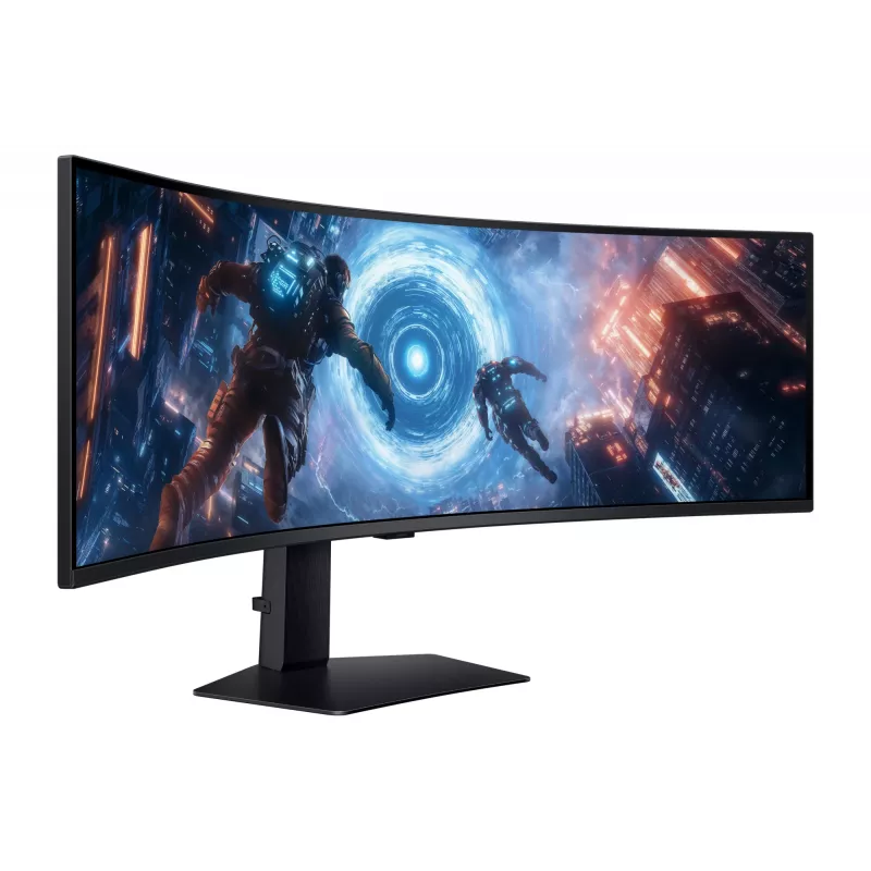 Monitor komputerowy Samsung G91F 124,5 cm (49 cali) 5120 x 1440 pikseli Dual QHD LCD Czarny