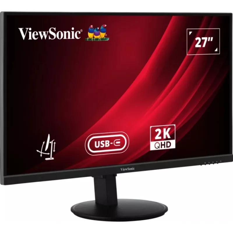 Monitor komputerowy Viewsonic VG Series VG2709-2K-MHDU-2, 68.6 cm (27 cali), 2560 x 1440 pikseli, Quad HD, LED, czarny