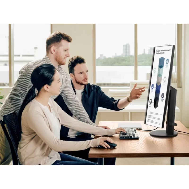 Monitor komputerowy Viewsonic VG Series VG2709-2K-MHDU-2, 68.6 cm (27 cali), 2560 x 1440 pikseli, Quad HD, LED, czarny