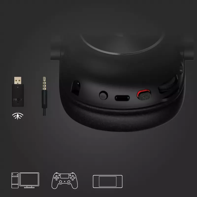 LOGITECH Pro X 2 Lightspeed Bezprzewodowy Zestaw Słuchawkowy do Gier - Czarny