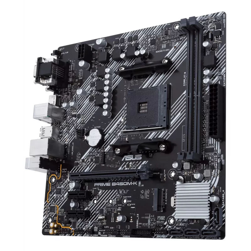 ASUS Prime B450M-K II AMD B450 Socket AM4 micro ATX
