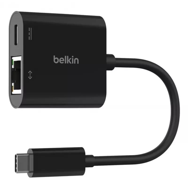 BELKIN Adapter USB-C do Ethernet + ładowanie 100 W PD