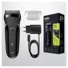 Golarka elektryczna Braun Series 3 Shave&Style 300BT, maszynka do golenia dla mężczyzn, czarna