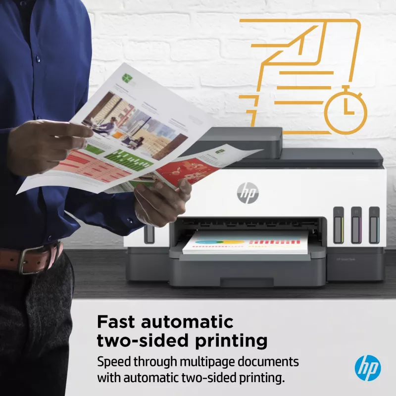 HP Smart Tank 7305 Bezprzewodowa kolorowa drukarka wielofunkcyjna, drukowanie dwustronne; kopiarka, skaner