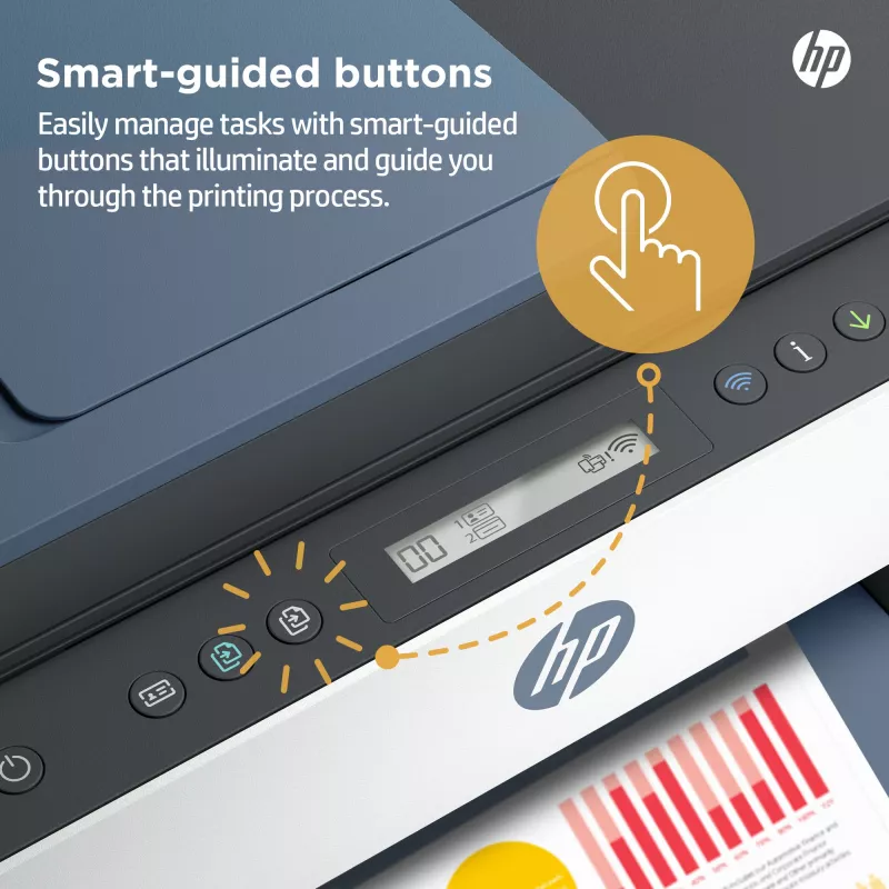 HP Smart Tank 7305 Bezprzewodowa kolorowa drukarka wielofunkcyjna, drukowanie dwustronne; kopiarka, skaner