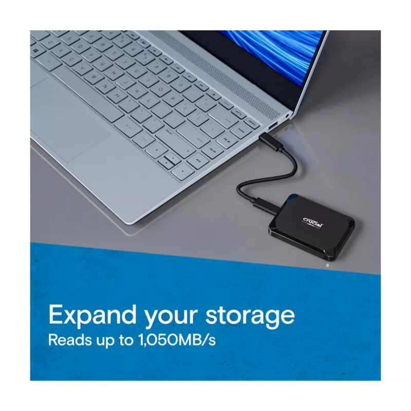 MICRON / CRUCIAL Przenośny dysk SSD – Crucial X9 – 4 TB – USB-C 3.2 Gen 2
