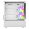 Aerocool Viewport-Mini-WT-v2 Mini Tower Biały