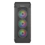 GENESIS Irid 505 ARGB Midi Tower Czarny, Przezroczysty