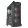 GENESIS Irid 505 ARGB Midi Tower Czarny, Przezroczysty