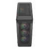 GENESIS Irid 505 ARGB Midi Tower Czarny, Przezroczysty