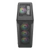 GENESIS Irid 505 ARGB Midi Tower Czarny, Przezroczysty