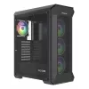GENESIS Irid 505 ARGB Midi Tower Czarny, Przezroczysty