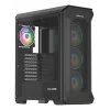 GENESIS Irid 505 ARGB Midi Tower Czarny, Przezroczysty