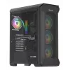 GENESIS Irid 505 ARGB Midi Tower Czarny, Przezroczysty