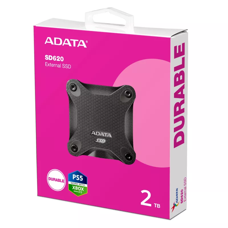 ADATA SD620 2 TB Micro-USB B 3.2 Gen 2 (3.1 Gen 2) Czarny