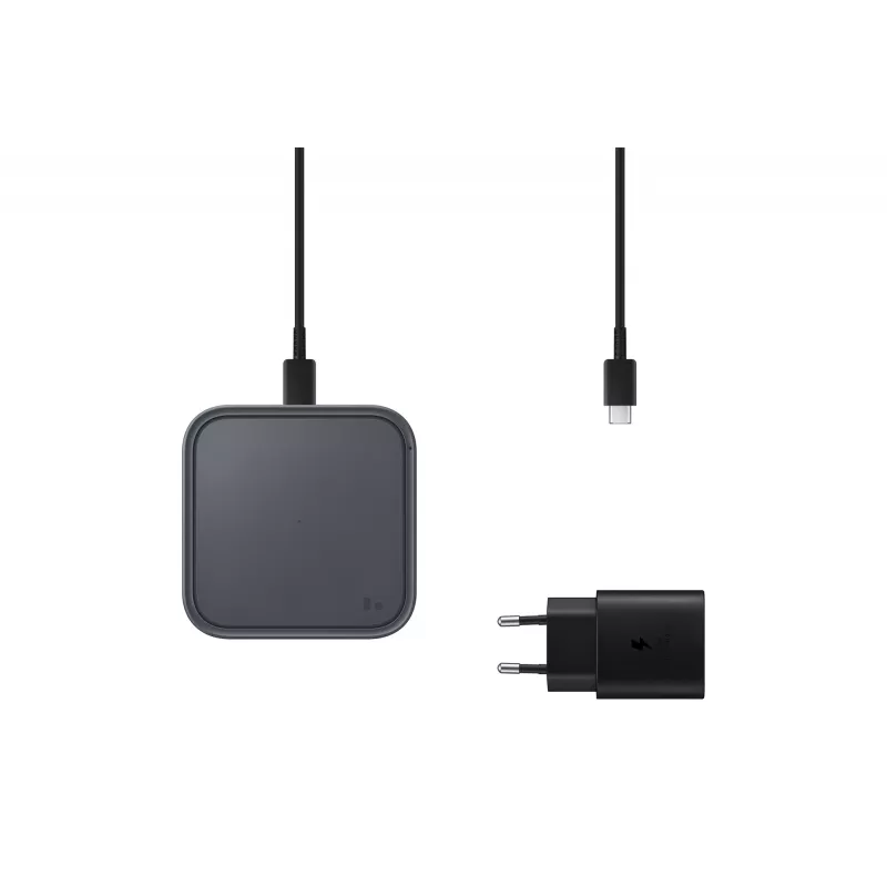 Samsung EP-P2400 Smartphone Szary USB Ładowanie bezprzewodowe Szybkie ładowanie Wewnętrzna