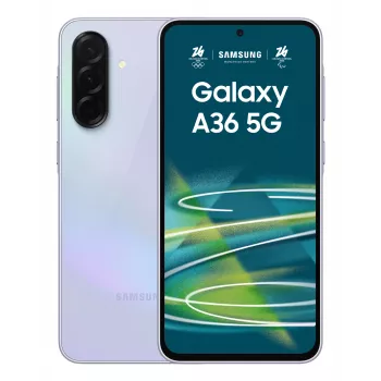 Samsung Galaxy A36 5G 17 cm (6,7 cala) Dual SIM Android 15 USB Type-C 8 GB 256 GB 5000 mAh Lawenda