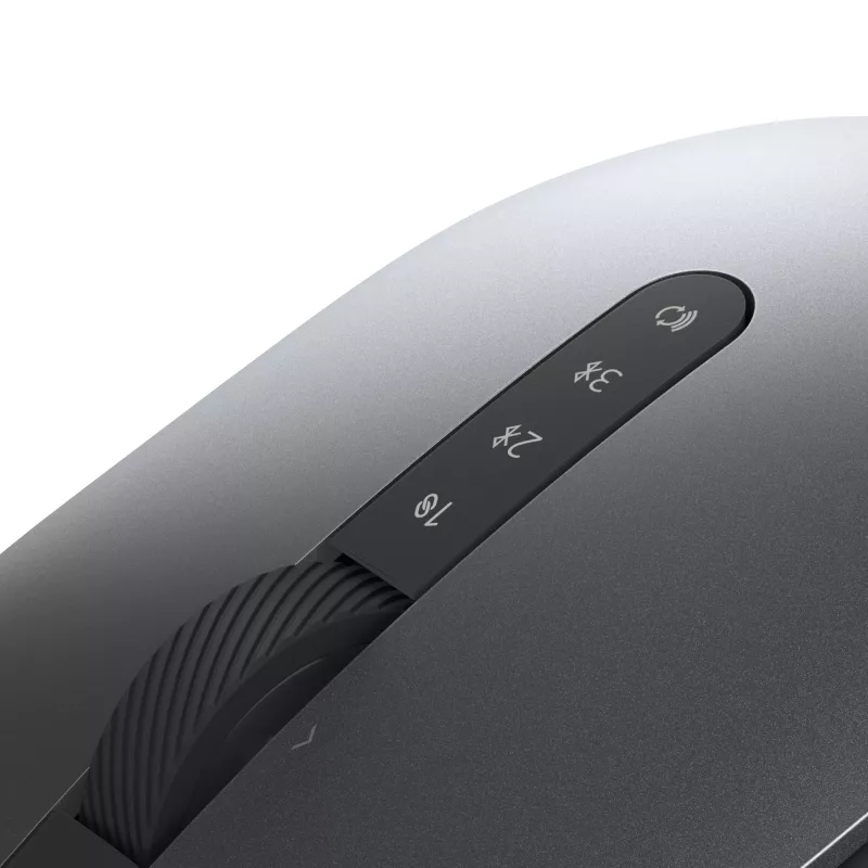 Mysz DELL Pro Plus - MS5320W, praworęczna, optyczna, RF bezprzewodowa + Bluetooth, 1600 DPI, szary, tytan