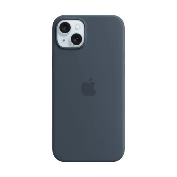 APPLE Silikonowe etui z MagSafe iPhone 15 Plus Storm niebieski