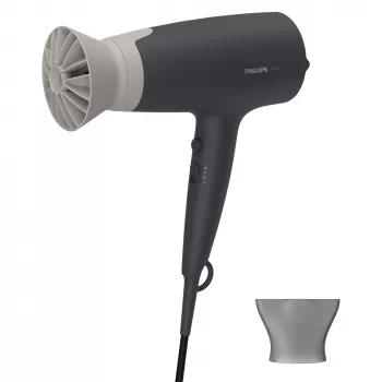 Suszarka do włosów Philips serii 3000 BHD351/10 — 2100 W, jonizacja, 6 temp./6 prędk., zimny nawiew, dysza koncentracyjna