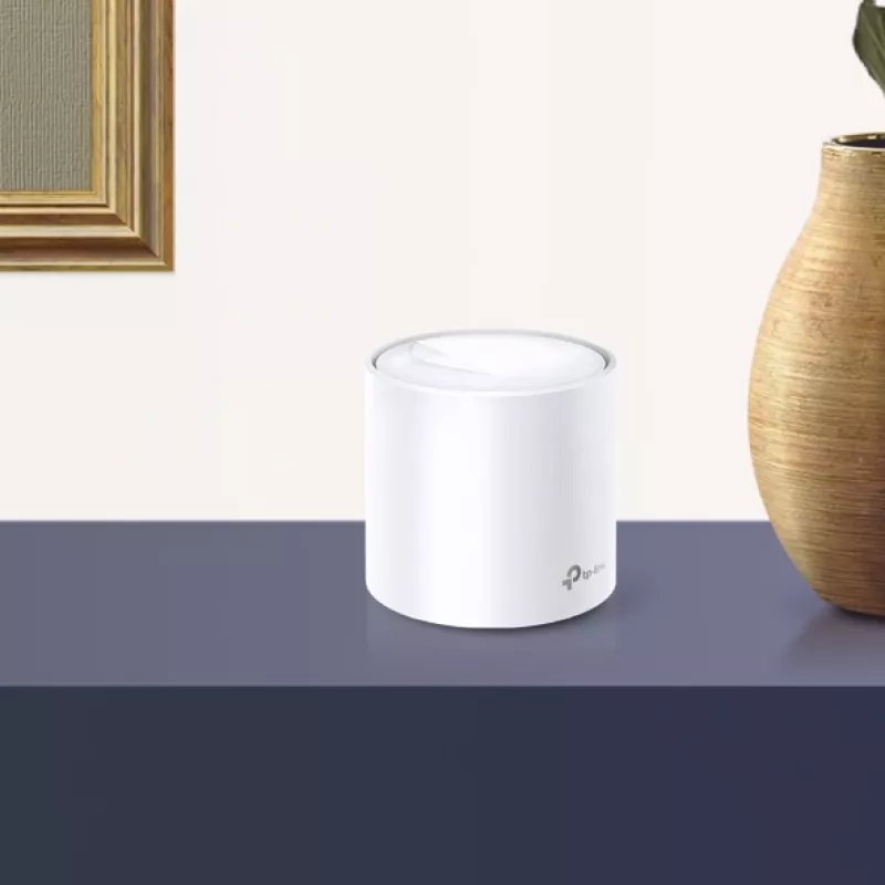 TP-Link AX1800 System Mesh Wi-Fi 6 do całego domu, biały, wewnętrzny, router Mesh, zasilanie, FCC