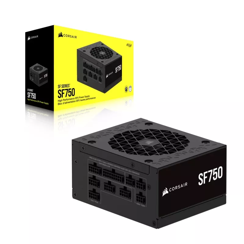 Zasilacz CORSAIR - Seria SF SF750 w pełni modułowy 80 Plus Platinum SFX