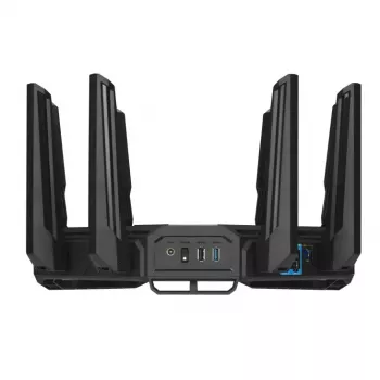 Router bezprzewodowy ASUS ROG Rapture GT-BE19000 Multi-Gigabit Ethernet Tri-pasmowy (2,4 GHz / 5 GHz / 6 GHz) Czarny, Czerwony