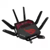 Router bezprzewodowy ASUS ROG Rapture GT-BE19000 Multi-Gigabit Ethernet Tri-pasmowy (2,4 GHz / 5 GHz / 6 GHz) Czarny, Czerwony