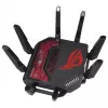 Router bezprzewodowy ASUS ROG Rapture GT-BE19000 Multi-Gigabit Ethernet Tri-pasmowy (2,4 GHz / 5 GHz / 6 GHz) Czarny, Czerwony