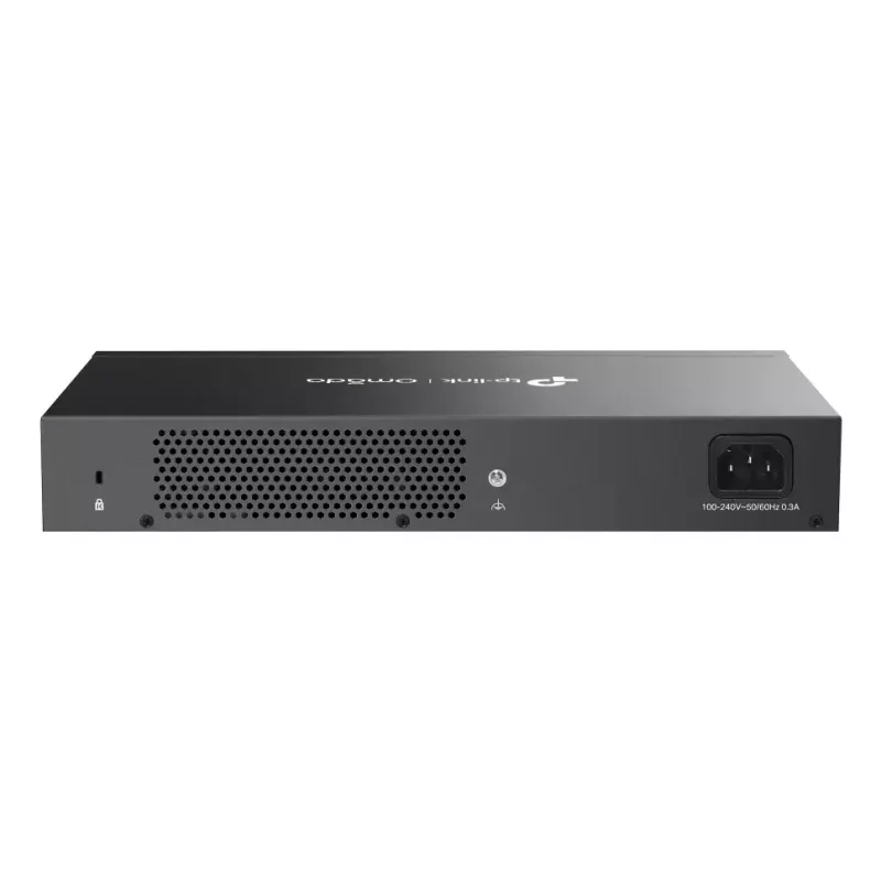 Zarządzalny przełącznik L2 Gigabit Ethernet TP-Link Omada ES216G — 16 x RJ-45 10/100/1000, 32 Gbit/s, 8000 MAC, czarny, montaż w szafie