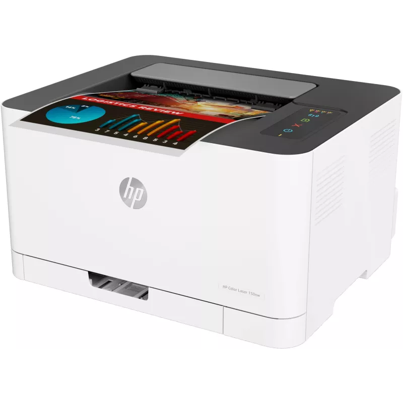 HP Color Laser 150nw, Laser, Kolor, 600 x 600 DPI, A4, 18 ppm, Drukowanie dwustronne