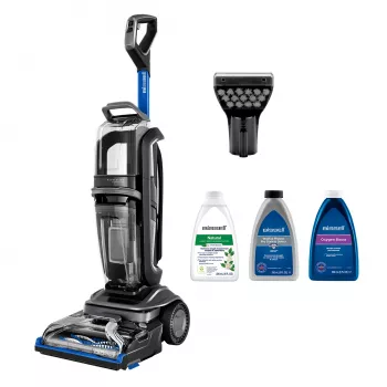 Bissell Revolution HydroSteam carpet cleaning machine Walk-behind Deep Czarny, niebieski, Titanium
