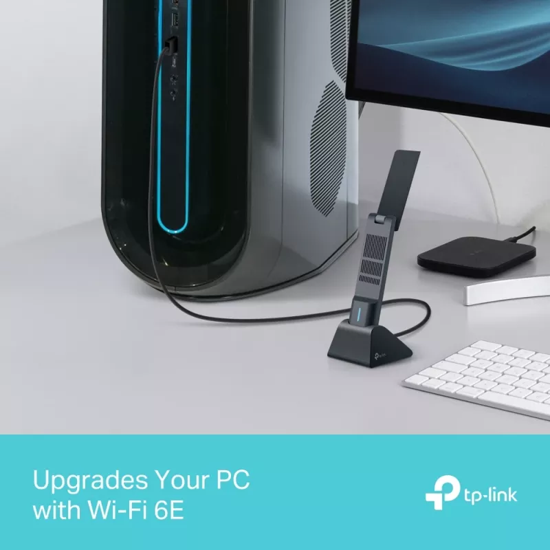 TP-Link Archer AXE5400 Wi-Fi 6E bezprzewodowy adapter USB o wysokim wzmocnieniu