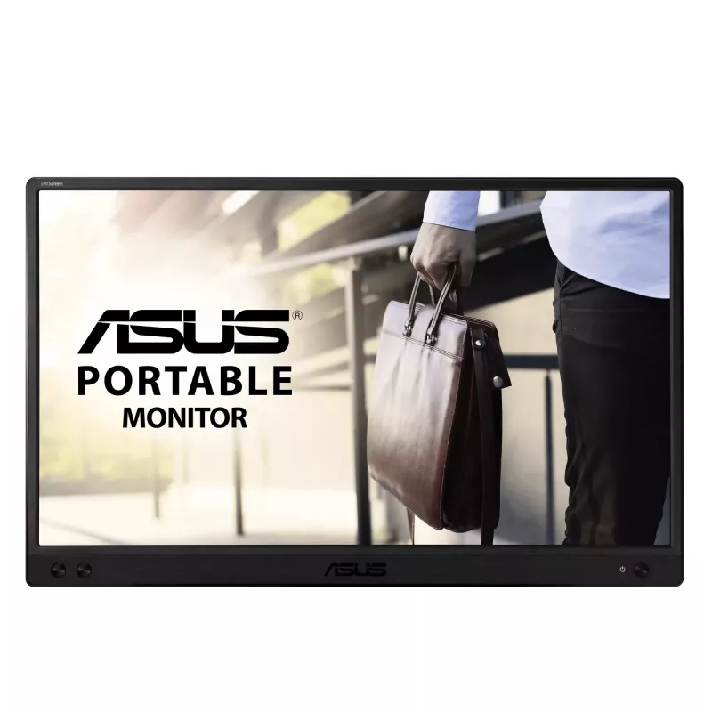 Przenośny monitor ASUS ZenScreen MB166C 15.6 cala Full HD IPS LED 1920x1080, 250 cd/m², 5 ms, zasilanie USB-C