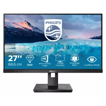 Monitor komputerowy Philips S Line 275S1AE/00, 68.6 cm (27 cali), 2560 x 1440 pikseli, 2K Ultra HD, LCD, czarny