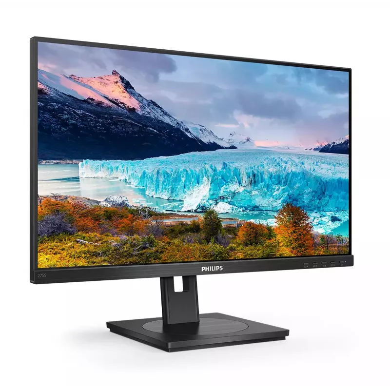 Monitor komputerowy Philips S Line 275S1AE/00, 68.6 cm (27 cali), 2560 x 1440 pikseli, 2K Ultra HD, LCD, czarny
