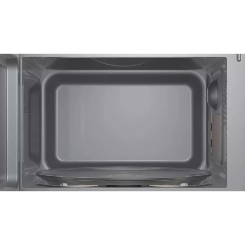 Bosch Serie 2 FFL023MS2 microwave Czarny, Stainless steel Solo microwave Countertop 20 L 800 W