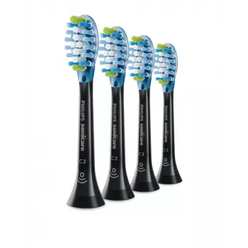Philips C3 Premium Plaque Defence HX9044/33 4x czarne soniczne końcówki do szczoteczki
