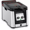 Tefal Clear Duo FR600D Pojedyncza 0.65 l Wolnostojąca 2000 W Frytkownica Czarny, Stal nierdzewna