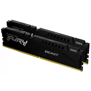 Kingston Technology FURY Beast 16GB 6000MT/s DDR5 CL30 DIMM (Zestaw 2 sztuk) Czarny EXPO